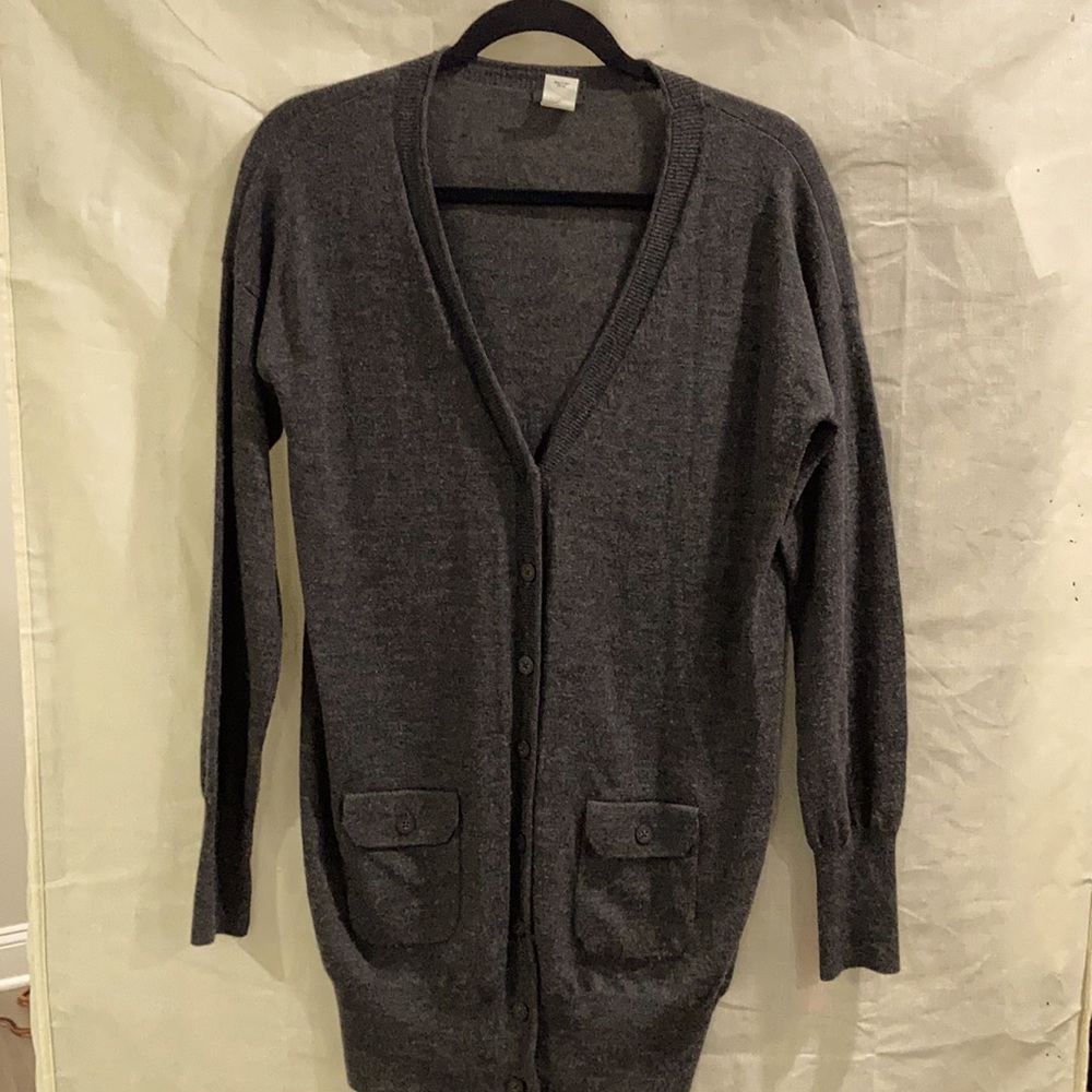 J Crew Long Sleeve Cardigan Sweater